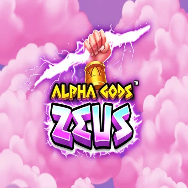 Official Slots logo: Alpha Gods Zeus by PearFiction Studios at Spellwin Casino
