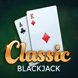 Classic Blackjack logo by Red Tiger Gaming at Spellwin Casino